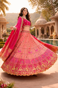 UV Royal Silks  with Embroidery & Diamond Work
